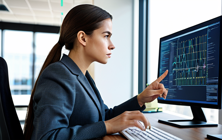 Cybersecurity Professional**
"A cybersecurity expert, female, fully clothed in a professional, modest business suit, working at a computer in a modern office environment. She is analyzing data on a screen displaying complex code. Perfect anatomy, correct proportions, natural pose, well-formed hands, proper finger count. Safe for work, appropriate content, fully clothed, professional, high quality."
**