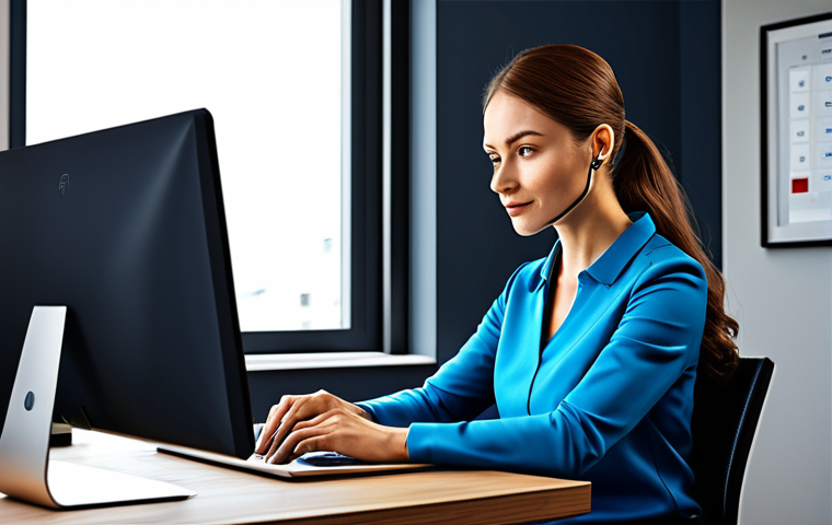 비트코인 보안 강화 방법 - Password Manager**
"A person working on a laptop in a modern home office, a password manager applic...