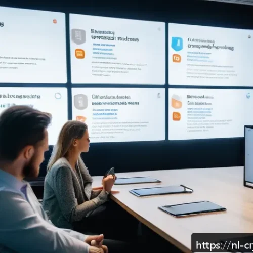 Home 30 사회공학적 공격에 대한 경각심 높이기 - A modern office environment in the Netherlands with a diverse group of professional employees attend...