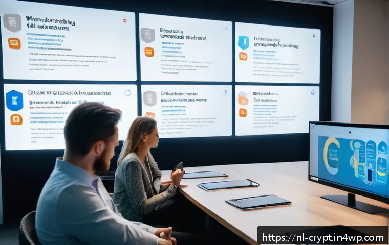사회공학적 공격에 대한 경각심 높이기 - A modern office environment in the Netherlands with a diverse group of professional employees attend...