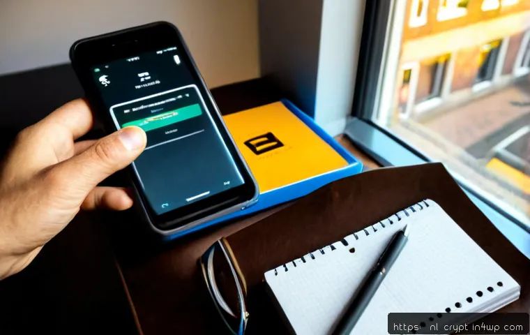 Home 15 암호화폐 투자자의 보안 평가 방법 - Photorealistic Dutch cryptocurrency investor at a tidy home office in Amsterdam, carefully reviewing...